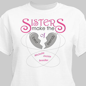  Sisters are friends T-Shirt
