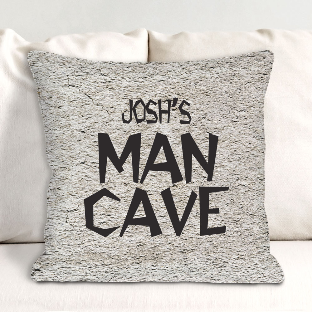 man cave throw pillows