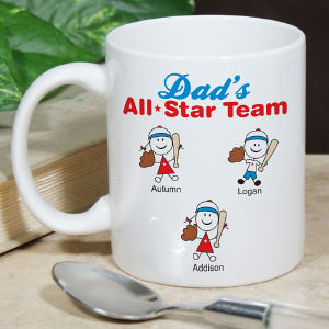 Personalized All Star Team Mug