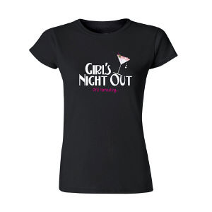Personalized Girls Night Out Womens Fitted T-Shirt