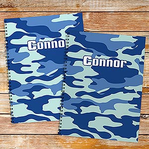 Personalized Camoflage Notebook set