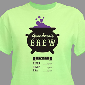 Personalized Witches Brew T-Shirt