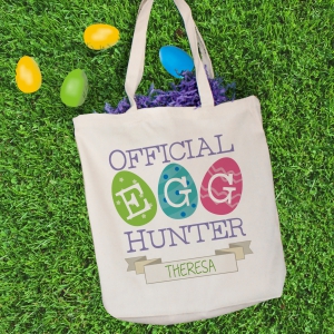 Personalized Official Egg Hunter Tote Bag