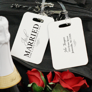 Just Married Bag Tag