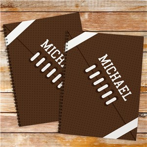 Personalized Football Notebook Set
