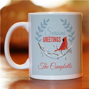 Personalized Seasons Greetings Coffee Mug