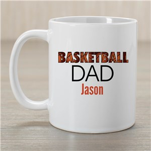 Personalized Basketball Dad Mug