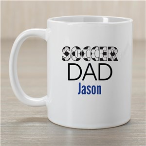 Personalized Soccer Dad Mug