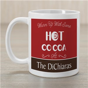 Personalized Hot Cocoa Coffee Mug