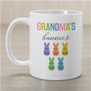 Personalized Grandma's Bunnies Mug