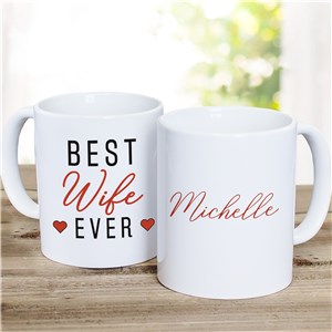 Personalized Best Wife Ever Mug