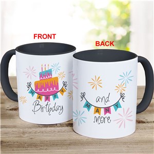 Personalized Happy Birthday and Many More Mug