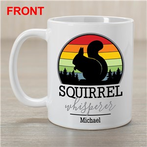 Personalized Squirrel Whisperer Coffee Mug