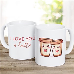 I Love You A Latte- NON PERS Coffee Mug