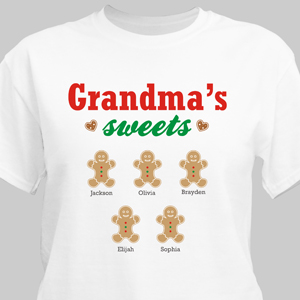 Personalized Grandma's Sweets T-Shirt