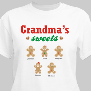 Personalized Grandma's Sweeties T-Shirt