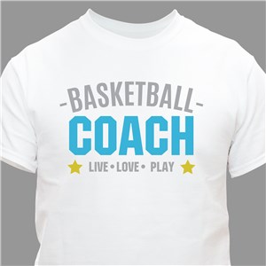 Personalized Live Love Play T-Shirt