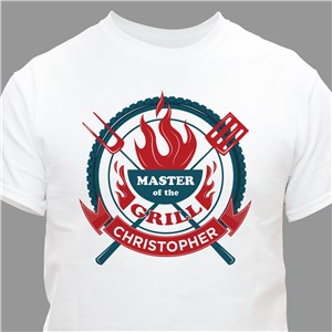 Personalized Master Of The Grill T-Shirt