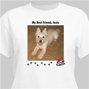 My Best Friend Dog Personalized Photo T-shirt