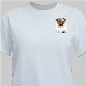 Personalized Watercolor Dog Breed T-Shirt