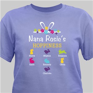 Personalized Grandma's Hoppiness T-Shirt