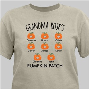 Personalized Pumpkins with Hearts T-Shirt