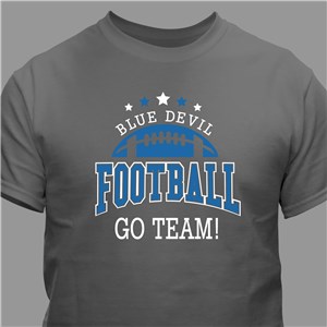 Personalized Football & Stars T-Shirt