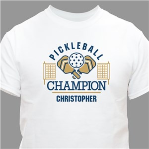 Personalized Pickleball Champion T-Shirt