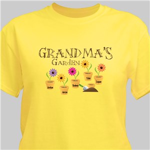 Personalized Grandma’s Garden T-shirt