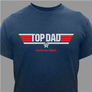 Top Dad Personalized T-Shirt