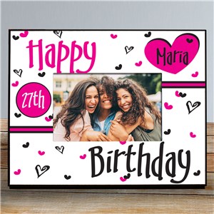 Happy Birthday Personalized Printed Frame