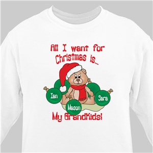 Custom All I Want for Christmas Sweatshirt