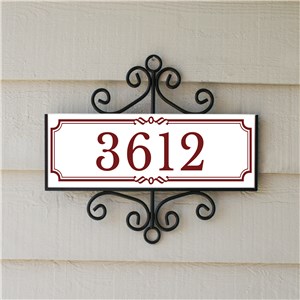 Personalized Classy Address Sign
