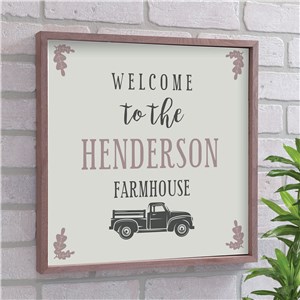 Personalized Welcome Truck 16x16 Pallet