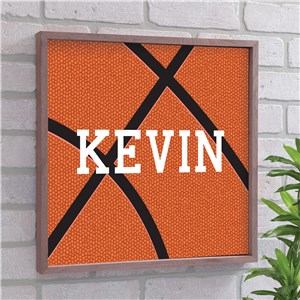 Personalized Basketball Framed Wall Sign