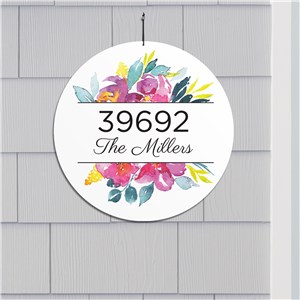 Personalized Watercolor Porch PVC Wall Hanger 13