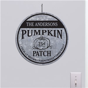 Personalized Galvanized Pumpkin Patch 13