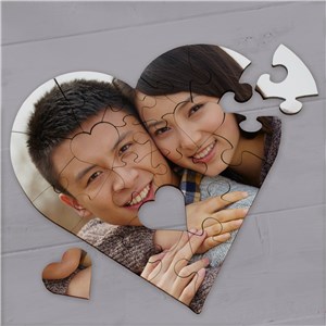 Custom Heart Photo Puzzle