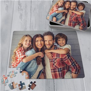 Picture Perfect Photo Jigsaw Puzzle With Tin