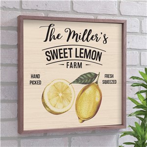 Personalized Sweet Lemon Farm 10x10 Pallet