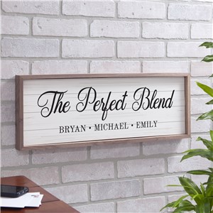Personalized The Perfect Blend Wall Decor