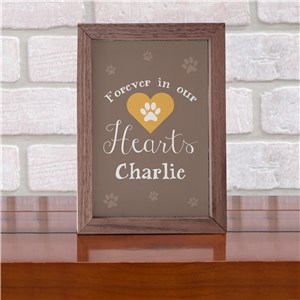 Personalized Forever In Our Hearts Whimsical Table Top Sign