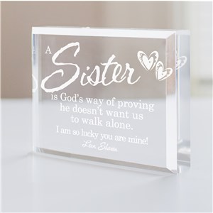 God's Way of Proving... Personalized Keepsake
