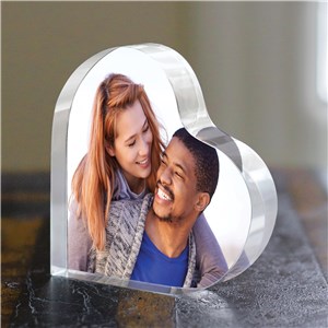 Personalized Photo Acrylic Heart Keepsake