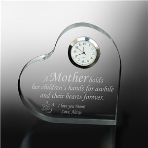 Personalized Mother Keepsake Clock