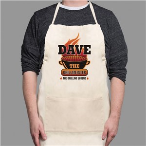 The Grillmeister Personalized Natural Apron