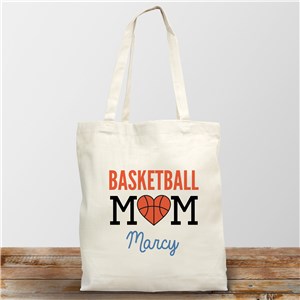 Personalized Sport Mom Tote Bag