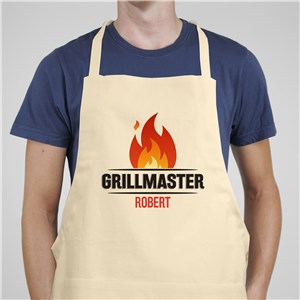 Grillmaster Personalized Natural Apron