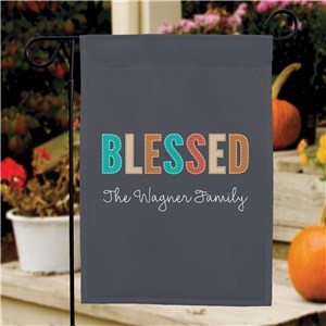 Personalized Blessed Garden Flag