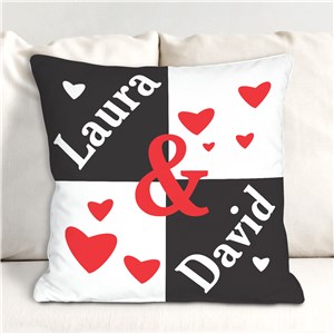 Personalized Just the Two of Us Throw Pillow